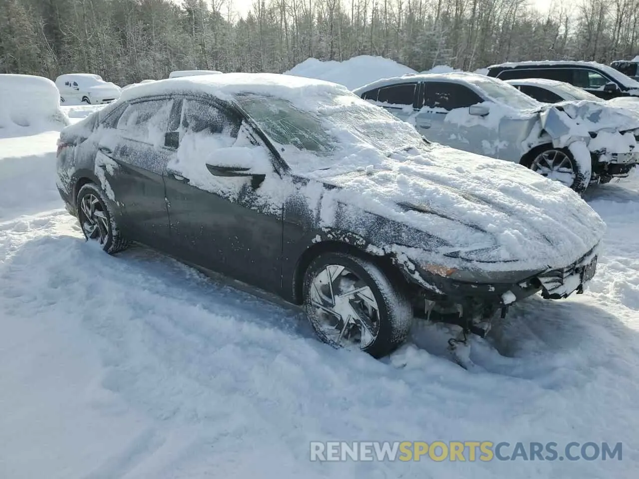 4 Photograph of a damaged car KMHLM4DG6SU864025 HYUNDAI ELANTRA 2025