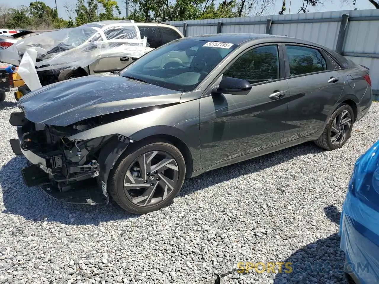 1 Photograph of a damaged car KMHLM4DG6SU890642 HYUNDAI ELANTRA 2025