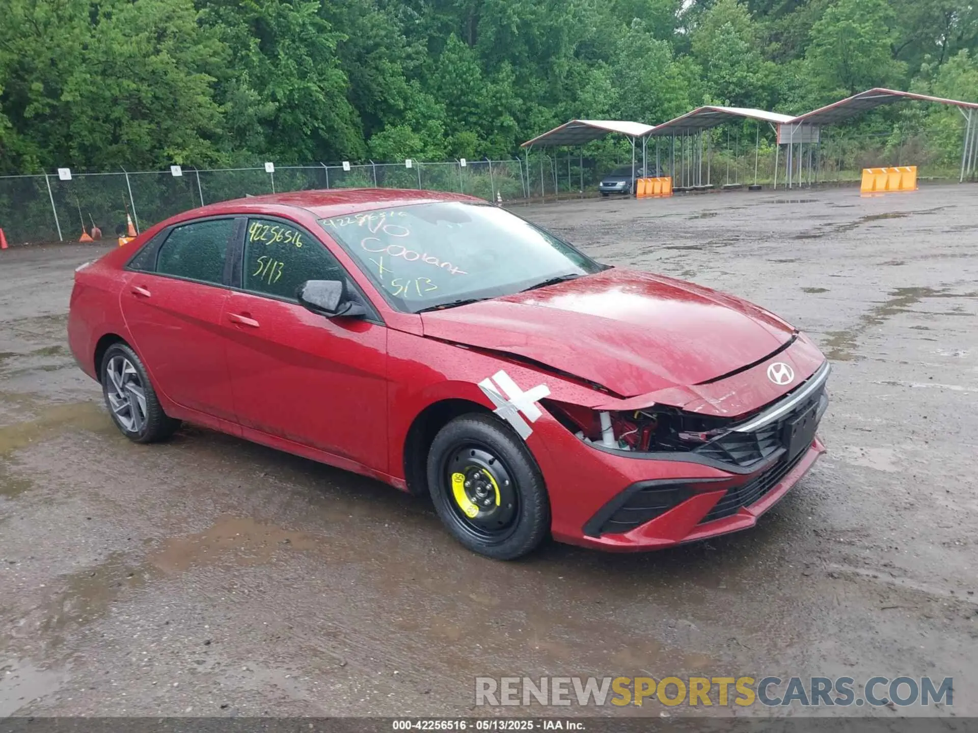 1 Photograph of a damaged car KMHLM4DG6SU934817 HYUNDAI ELANTRA 2025