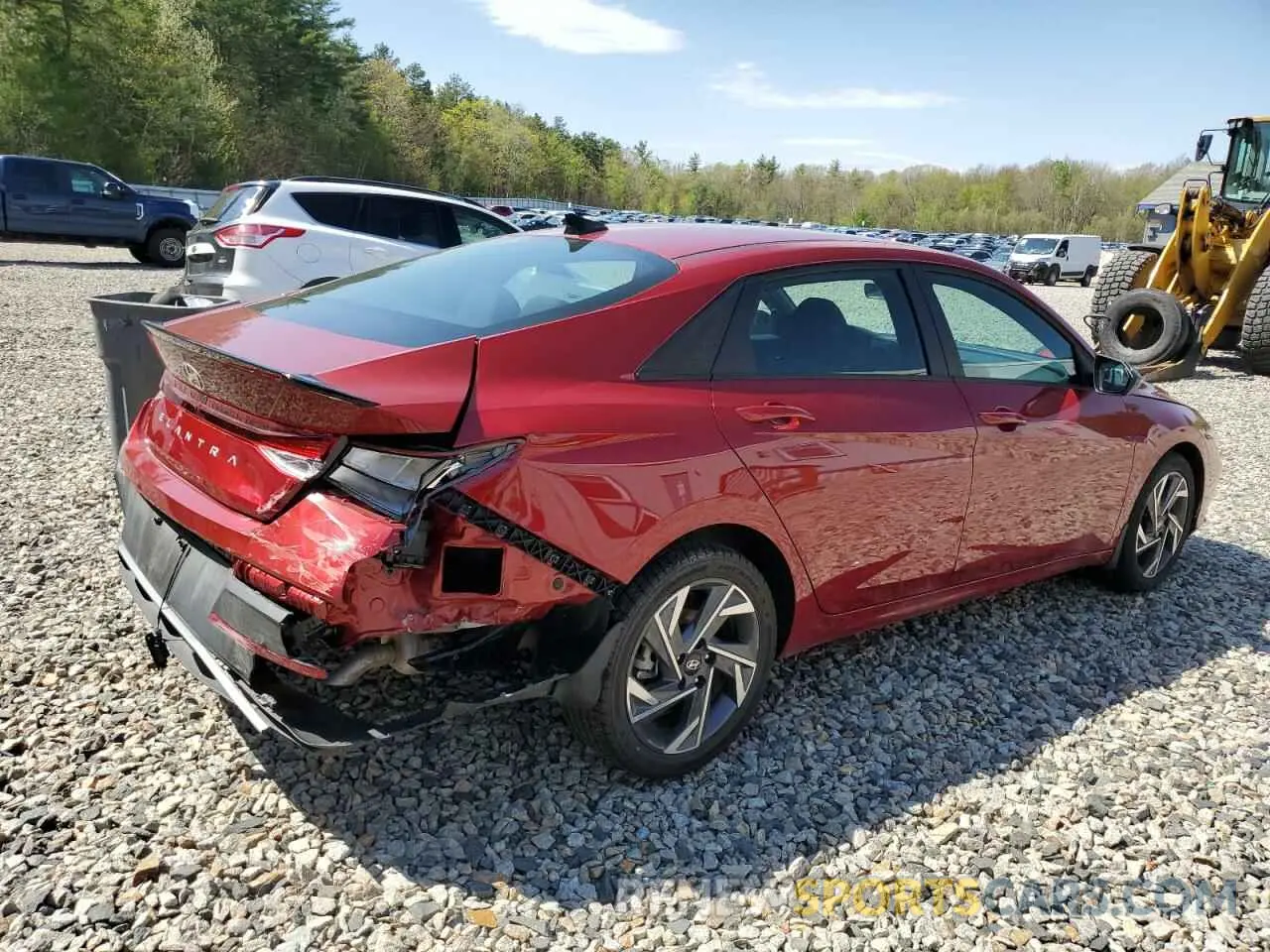 3 Photograph of a damaged car KMHLM4DG6SU936471 HYUNDAI ELANTRA 2025