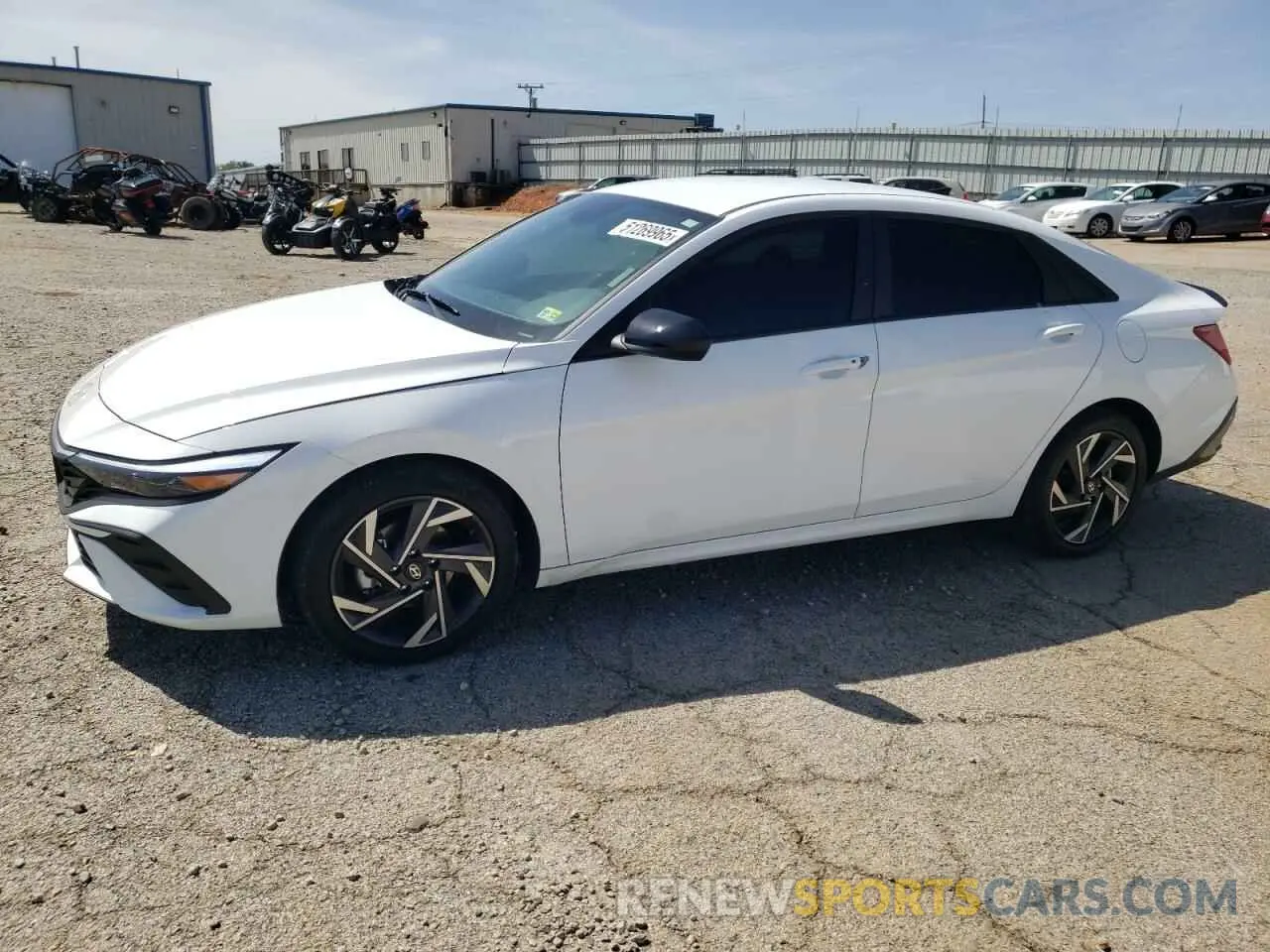 1 Photograph of a damaged car KMHLM4DG7SU875664 HYUNDAI ELANTRA 2025