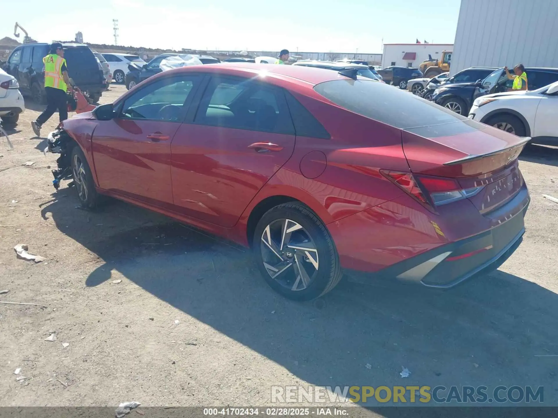 3 Photograph of a damaged car KMHLM4DG8SU877861 HYUNDAI ELANTRA 2025
