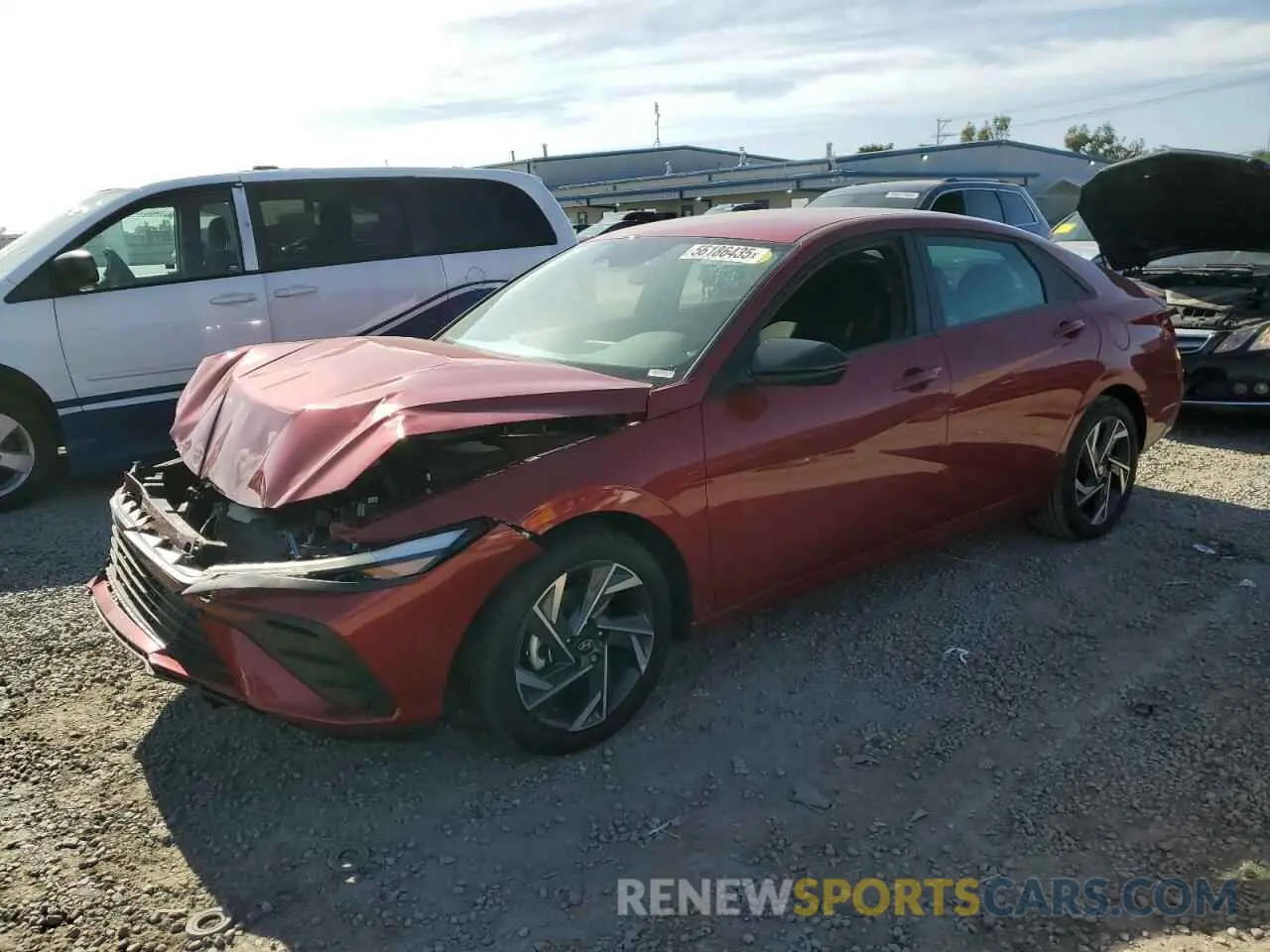 1 Photograph of a damaged car KMHLM4DG9SU868604 HYUNDAI ELANTRA 2025