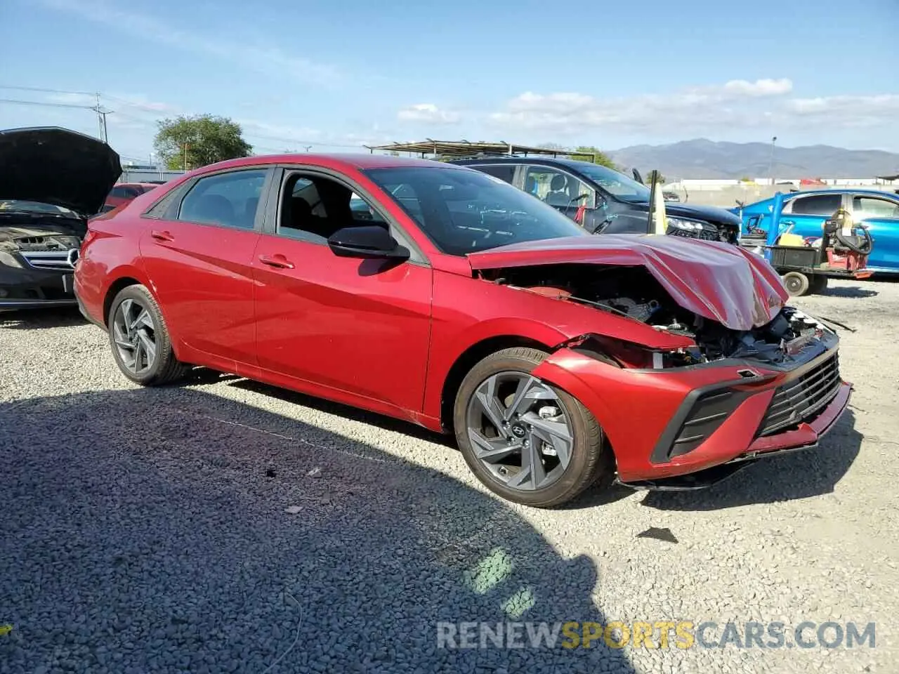 4 Photograph of a damaged car KMHLM4DG9SU868604 HYUNDAI ELANTRA 2025