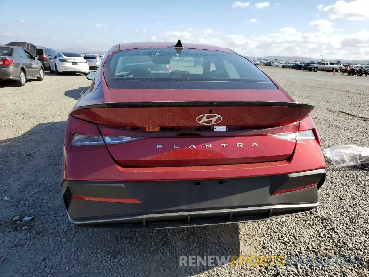 6 Photograph of a damaged car KMHLM4DG9SU868604 HYUNDAI ELANTRA 2025