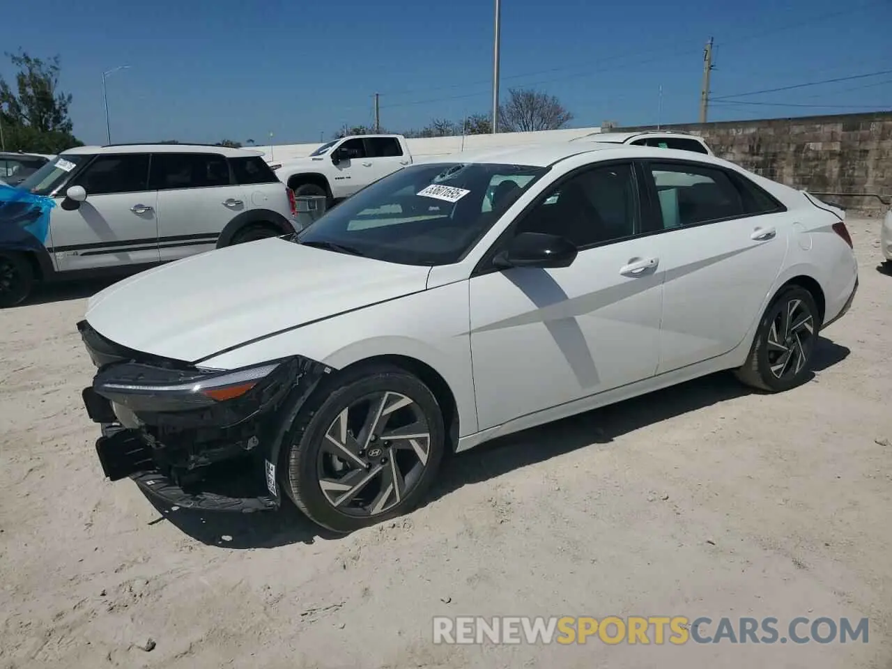 1 Photograph of a damaged car KMHLM4DG9SU958111 HYUNDAI ELANTRA 2025