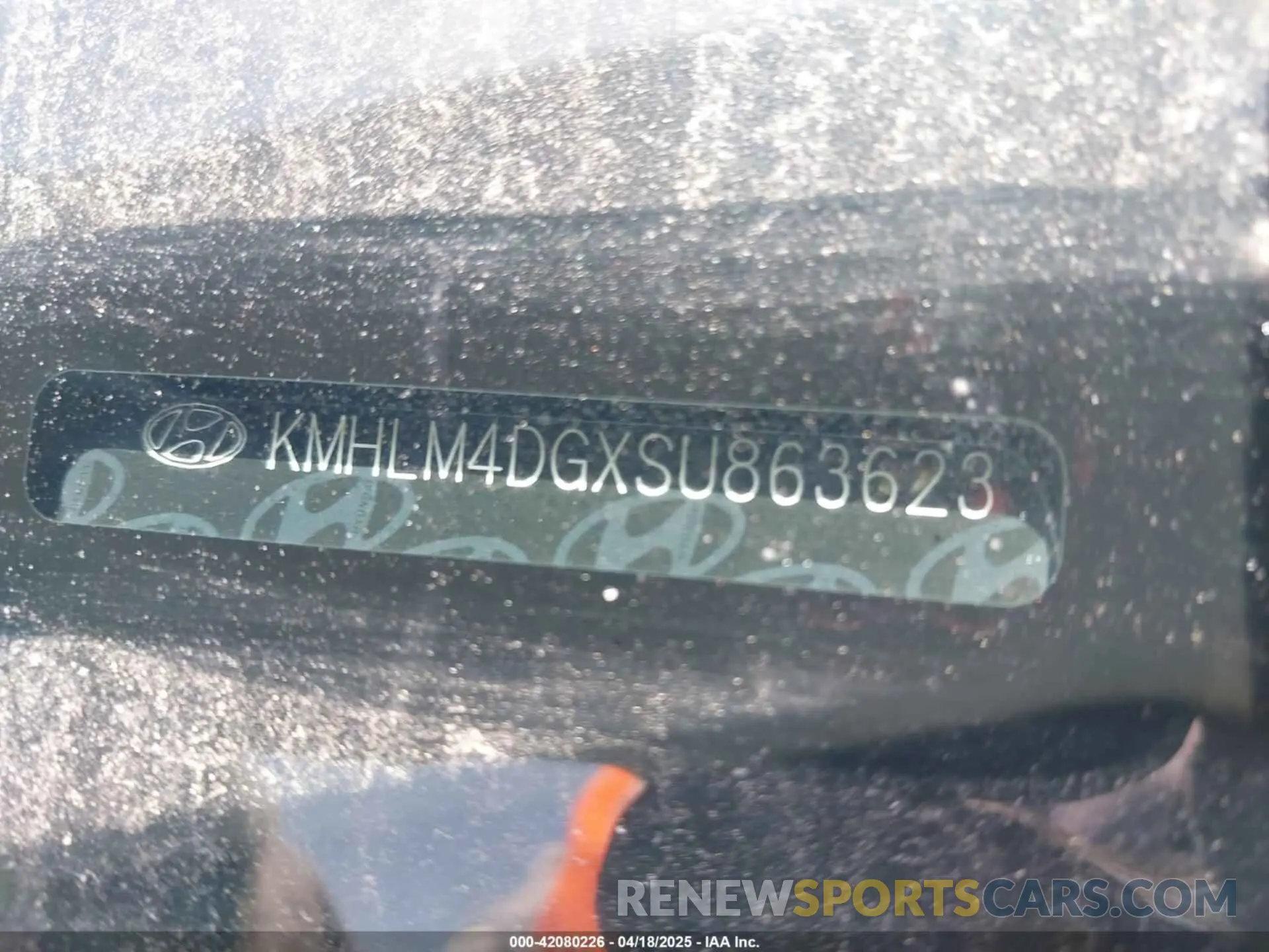 9 Photograph of a damaged car KMHLM4DGXSU863623 HYUNDAI ELANTRA 2025