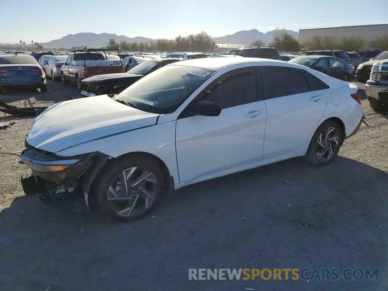1 Photograph of a damaged car KMHLM4DGXSU955685 HYUNDAI ELANTRA 2025