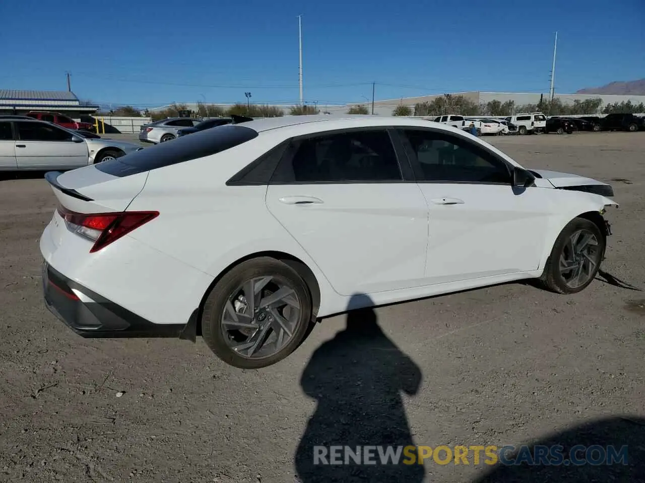 3 Photograph of a damaged car KMHLM4DGXSU955685 HYUNDAI ELANTRA 2025