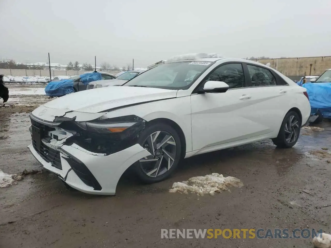 1 Photograph of a damaged car KMHLN4DJ5SU123860 HYUNDAI ELANTRA 2025