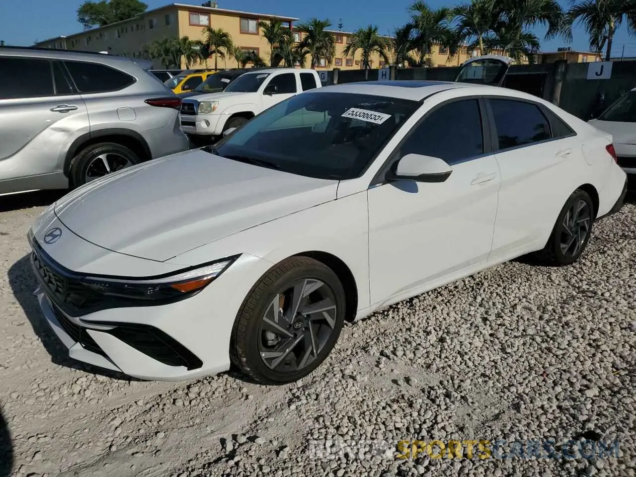 1 Photograph of a damaged car KMHLN4DJ7SU129286 HYUNDAI ELANTRA 2025
