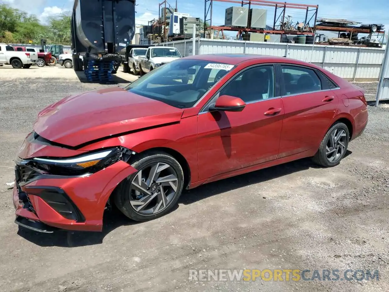 1 Photograph of a damaged car KMHLP4DG1SU957249 HYUNDAI ELANTRA 2025