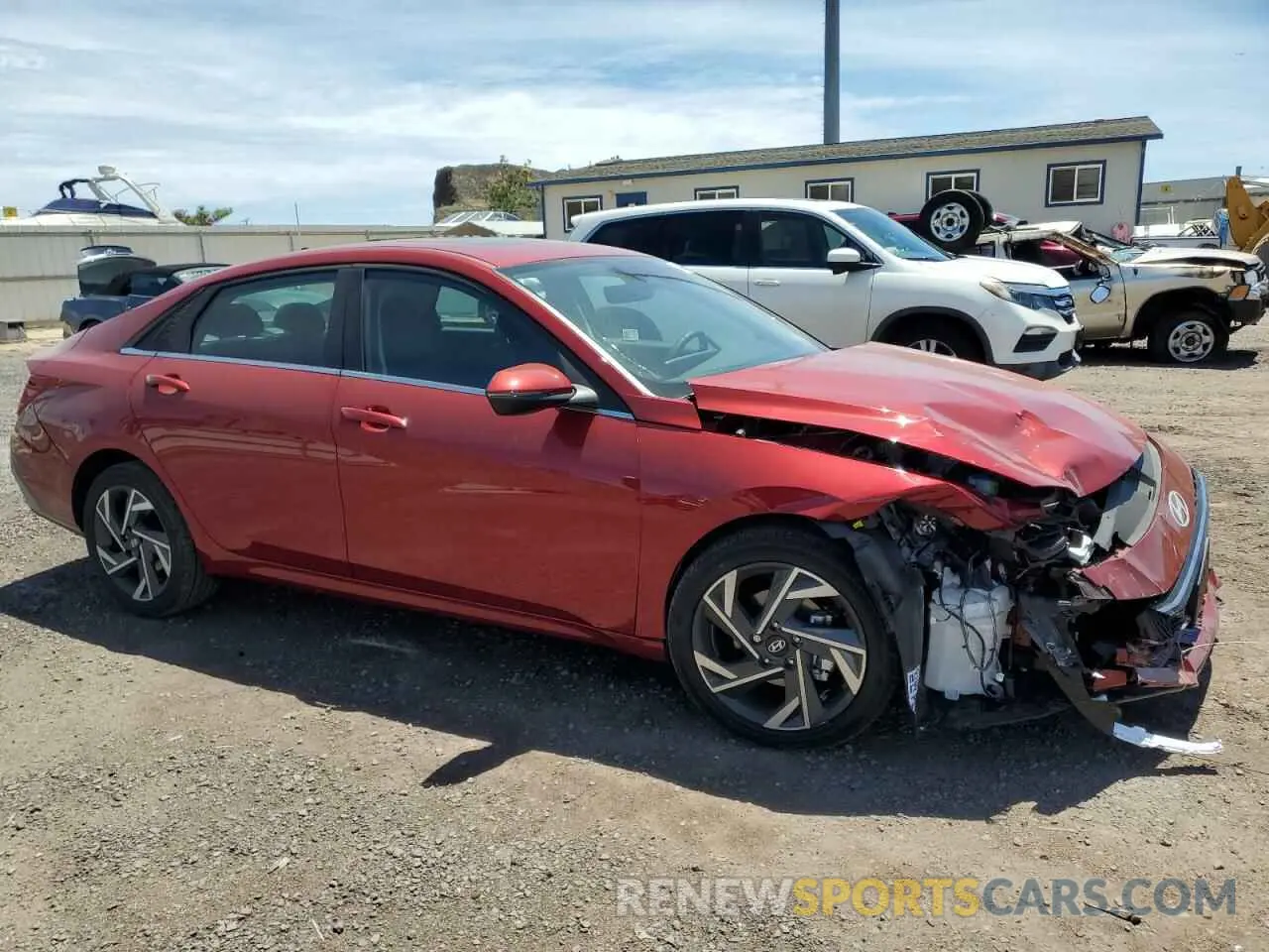 4 Photograph of a damaged car KMHLP4DG1SU957249 HYUNDAI ELANTRA 2025