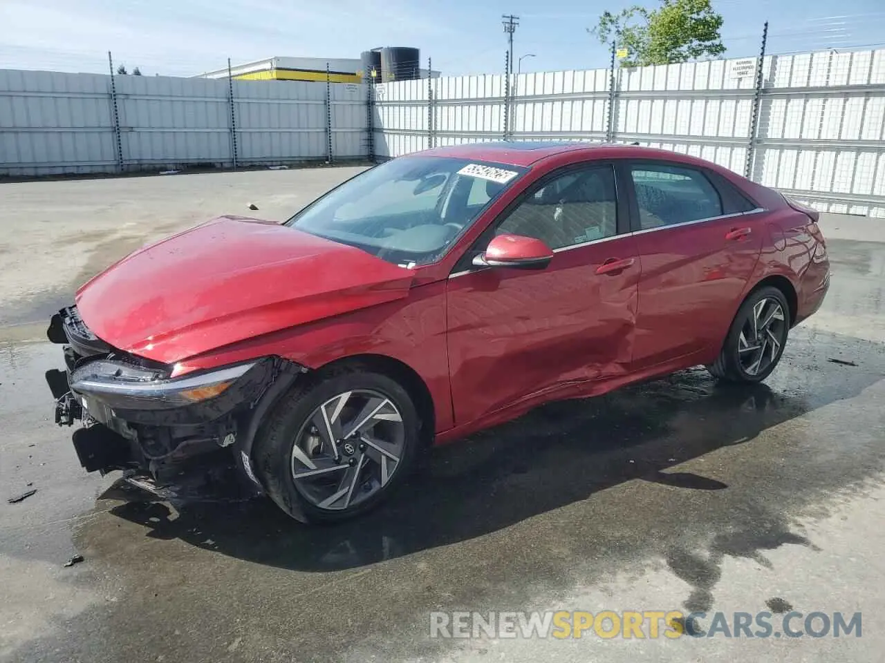 1 Photograph of a damaged car KMHLP4DG5SU905915 HYUNDAI ELANTRA 2025