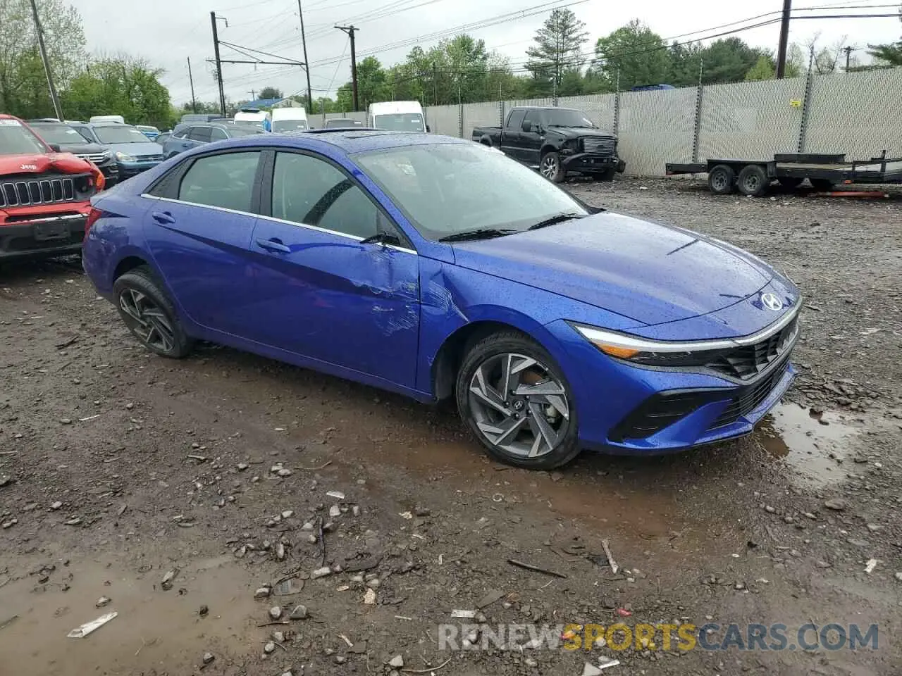 4 Photograph of a damaged car KMHLP4DG6SU893452 HYUNDAI ELANTRA 2025