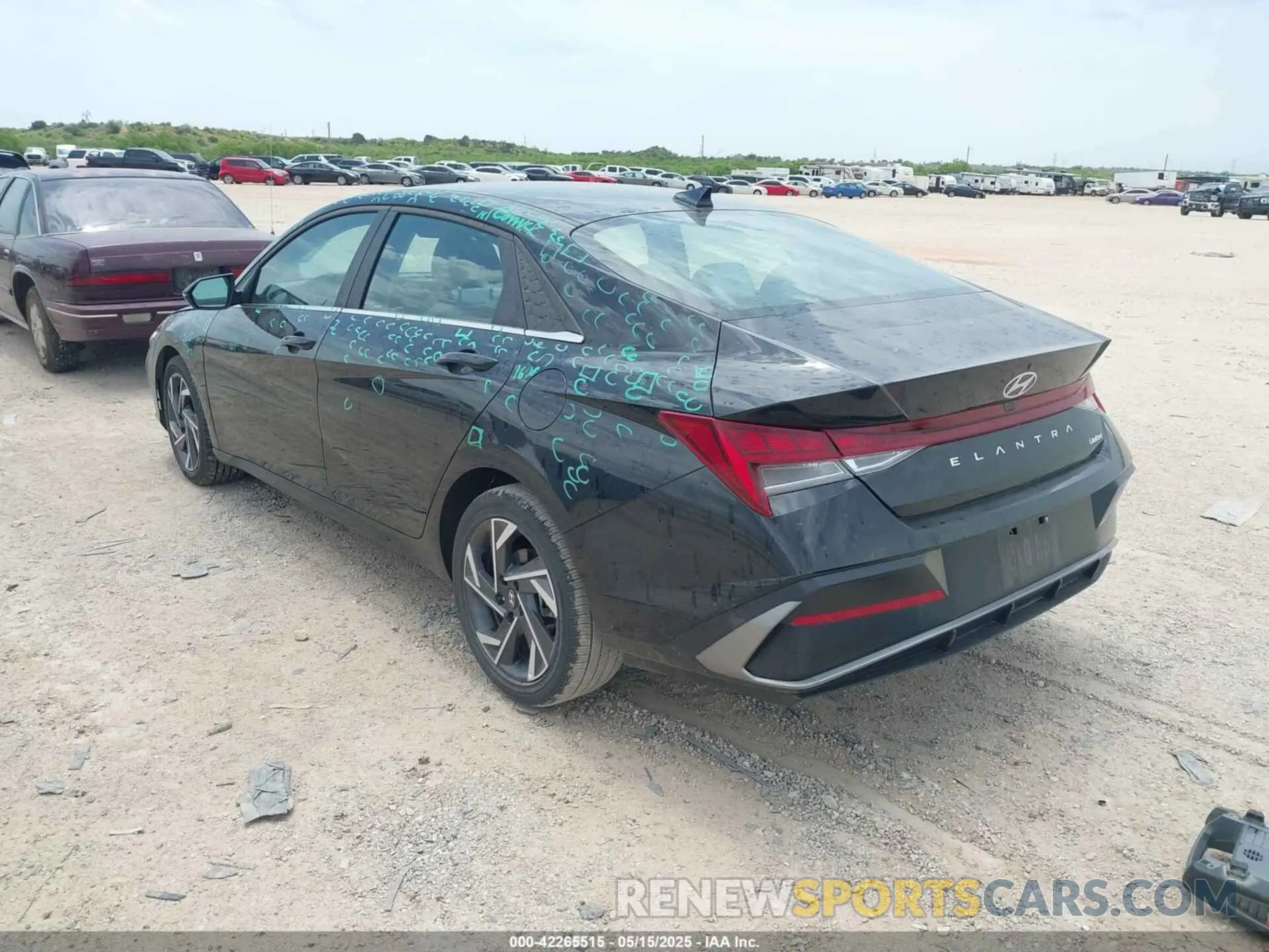 3 Photograph of a damaged car KMHLP4DG9SU908994 HYUNDAI ELANTRA 2025