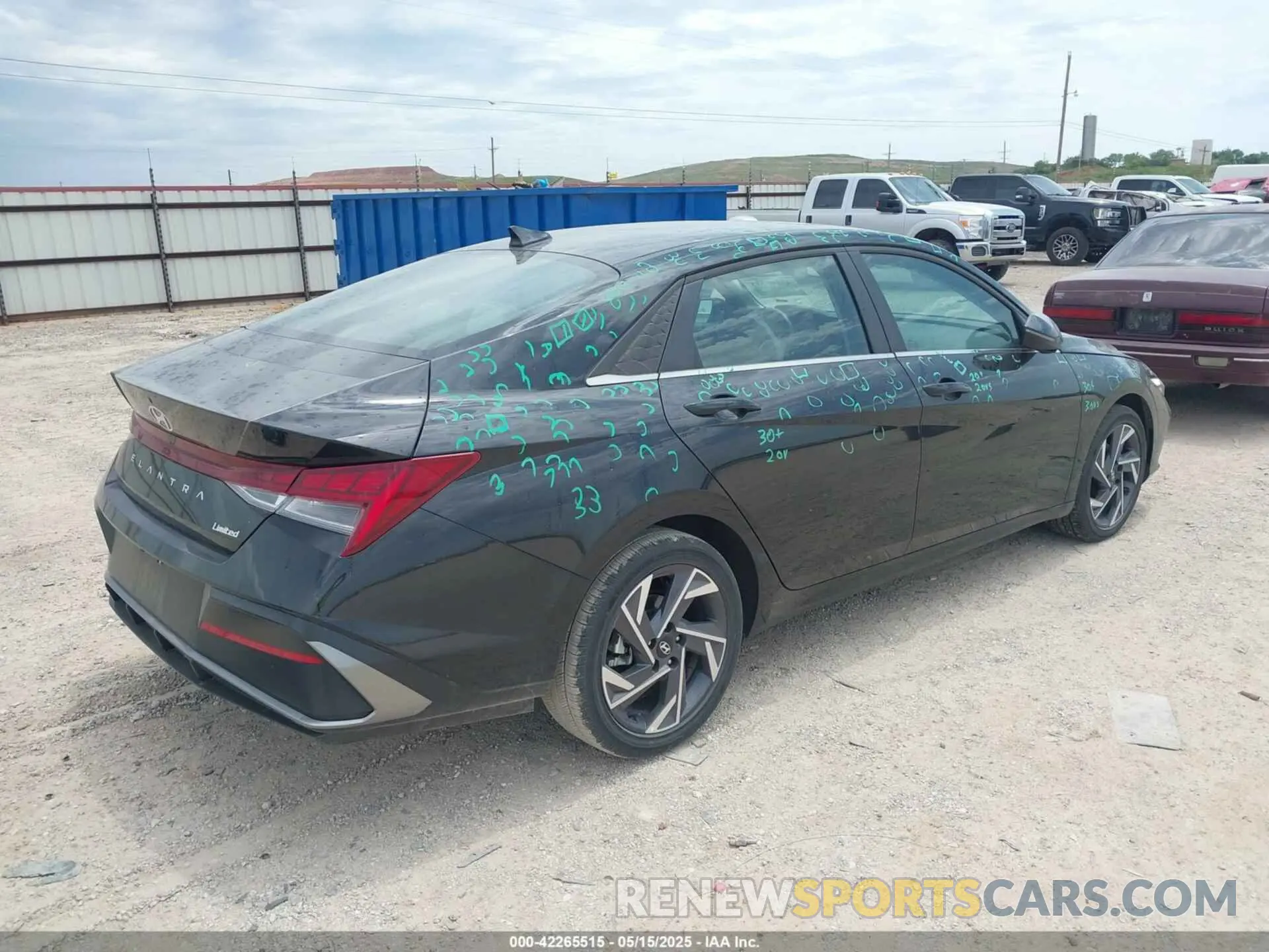 4 Photograph of a damaged car KMHLP4DG9SU908994 HYUNDAI ELANTRA 2025