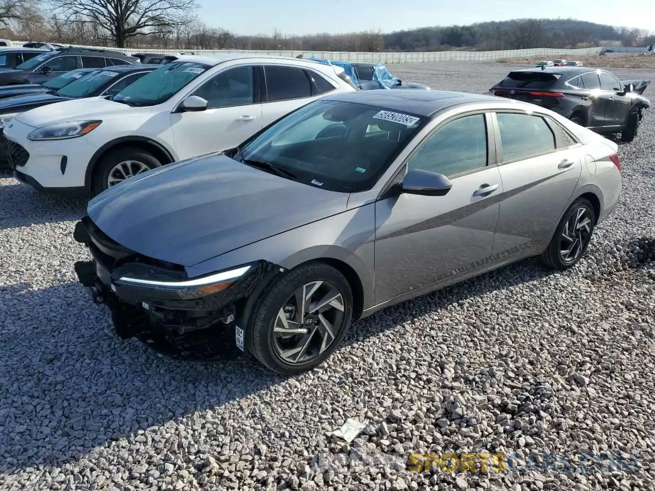 1 Photograph of a damaged car KMHLP4DG9SU942417 HYUNDAI ELANTRA 2025