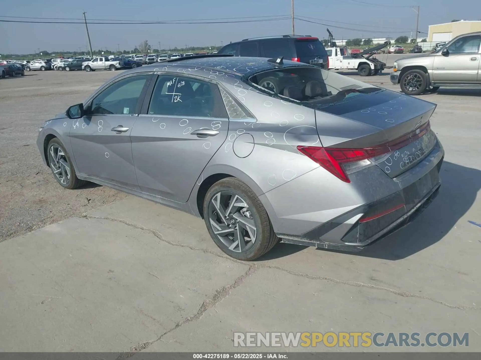 3 Photograph of a damaged car KMHLP4DG9SU957337 HYUNDAI ELANTRA 2025