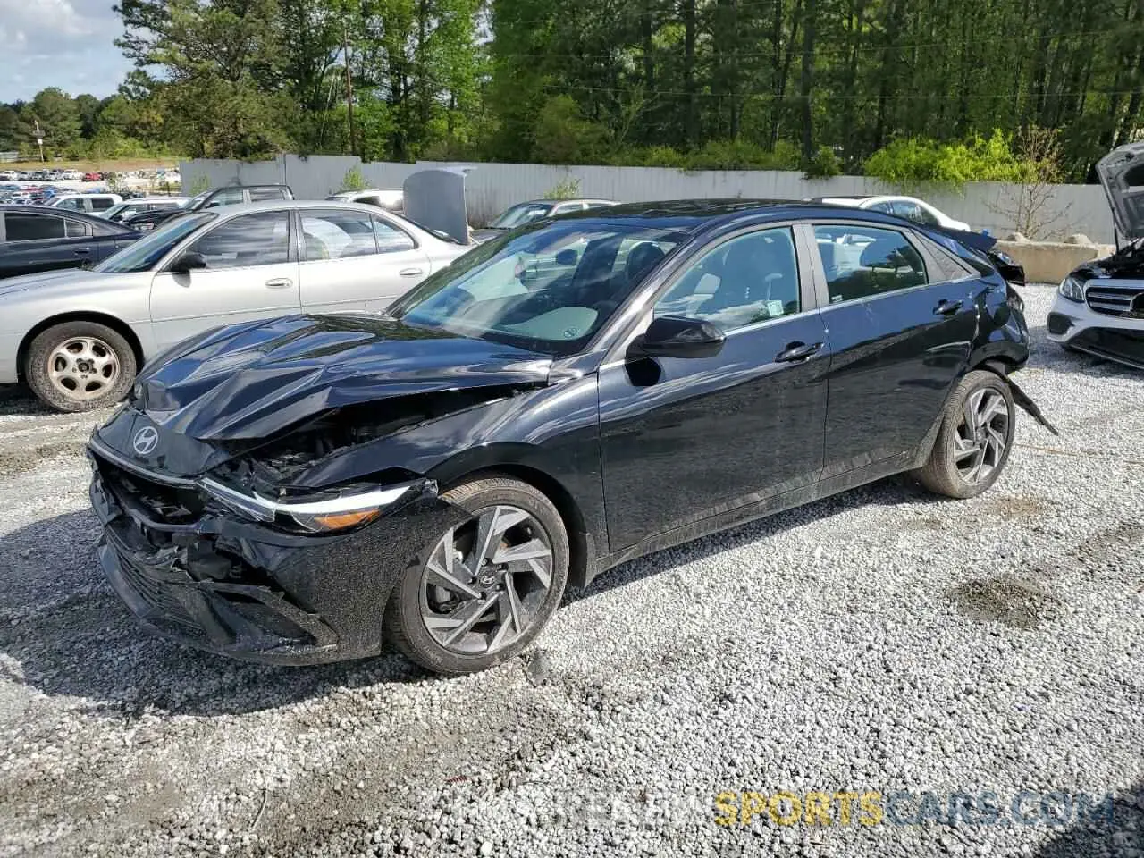 1 Photograph of a damaged car KMHLS4DG0SU854600 HYUNDAI ELANTRA 2025