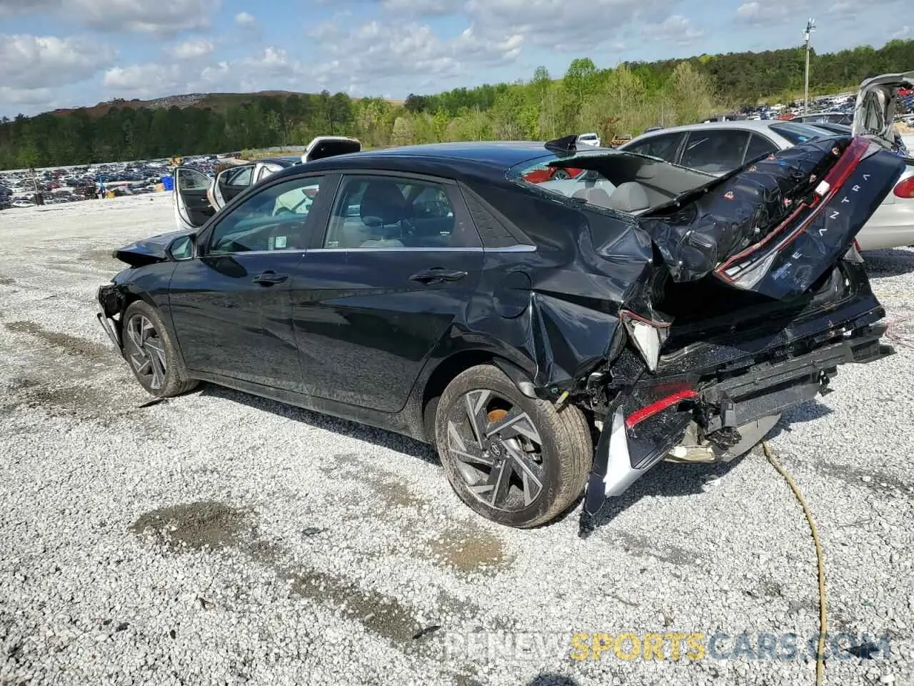 2 Photograph of a damaged car KMHLS4DG0SU854600 HYUNDAI ELANTRA 2025