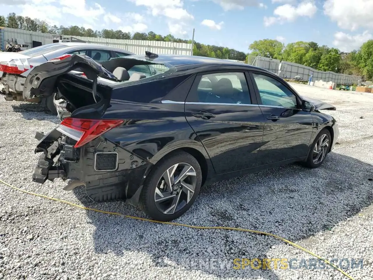 3 Photograph of a damaged car KMHLS4DG0SU854600 HYUNDAI ELANTRA 2025
