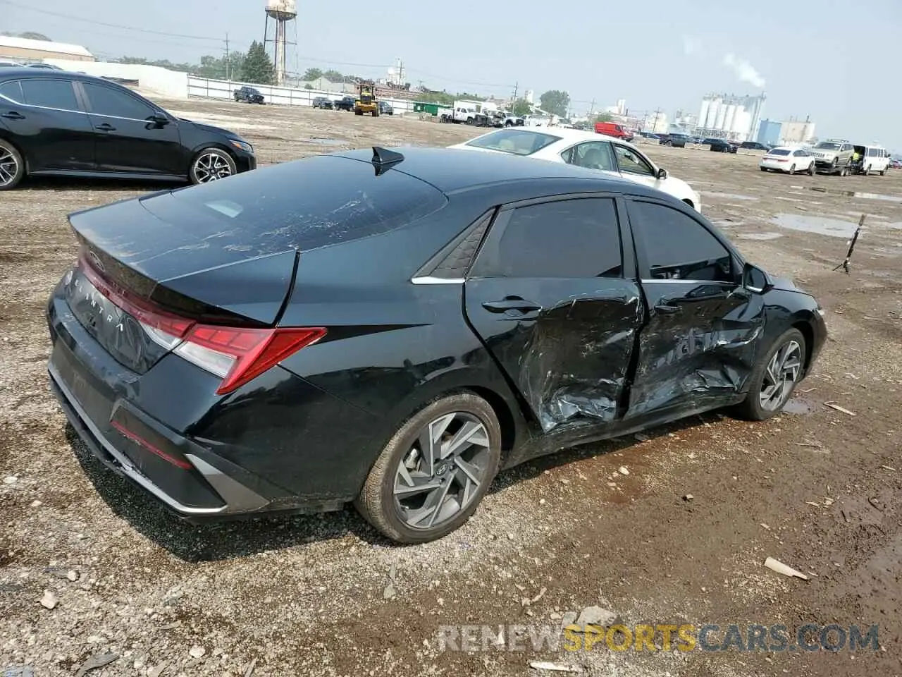 3 Photograph of a damaged car KMHLS4DG0SU900779 HYUNDAI ELANTRA 2025