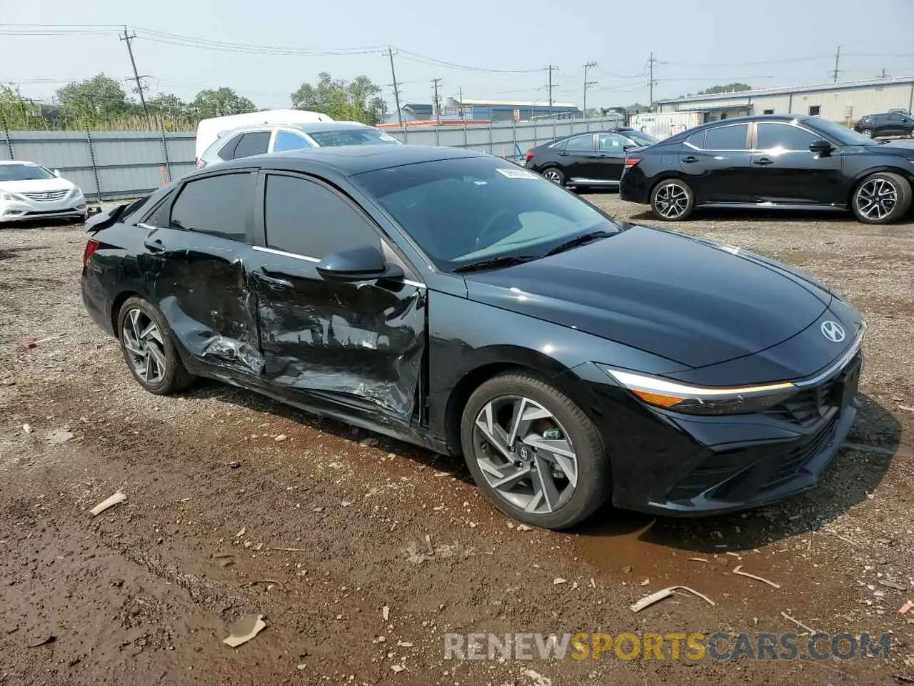 4 Photograph of a damaged car KMHLS4DG0SU900779 HYUNDAI ELANTRA 2025