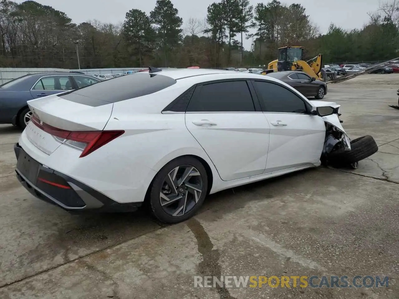 3 Photograph of a damaged car KMHLS4DG2SU858311 HYUNDAI ELANTRA 2025