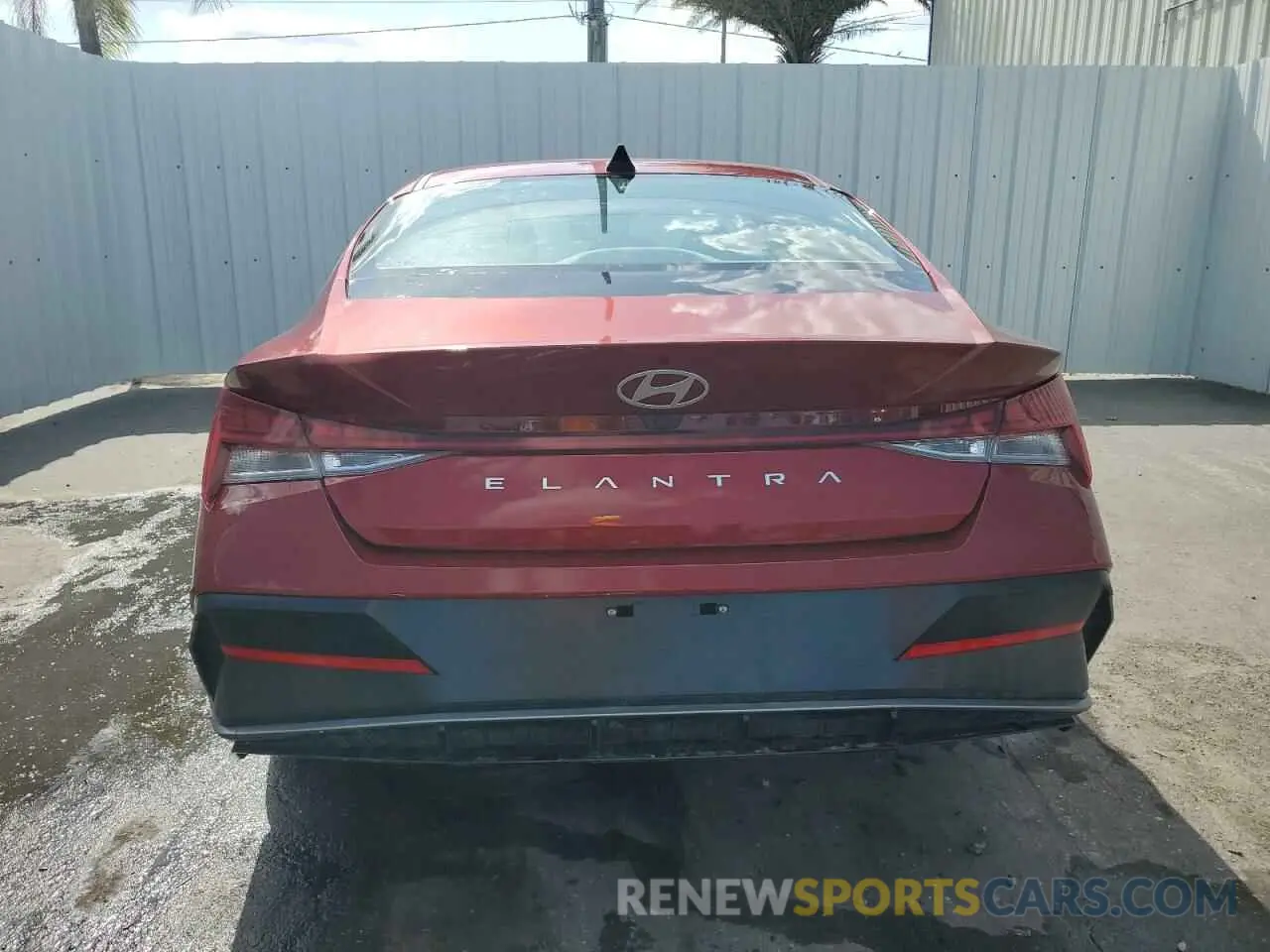 6 Photograph of a damaged car KMHLS4DG2SU863511 HYUNDAI ELANTRA 2025