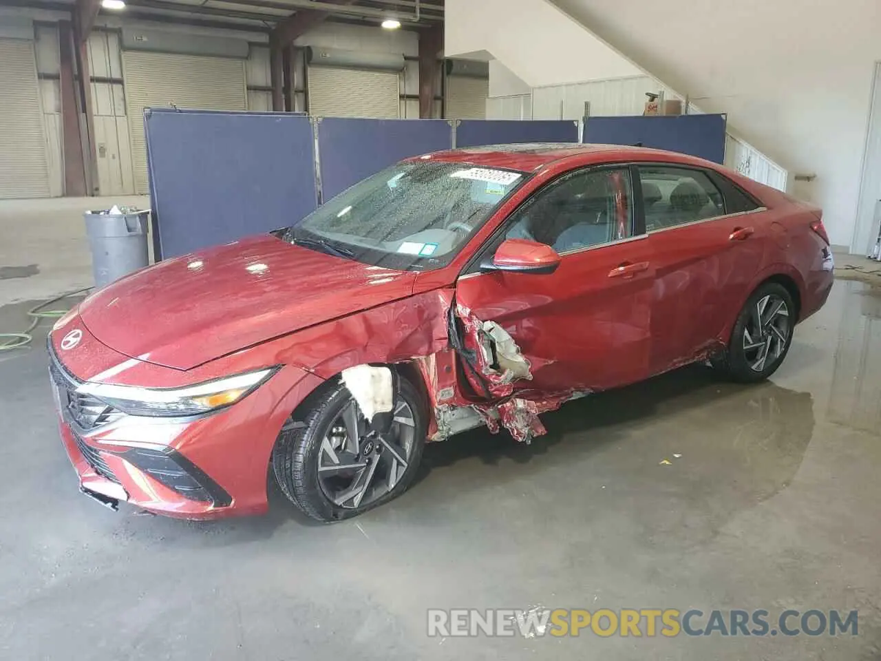 1 Photograph of a damaged car KMHLS4DG2SU892992 HYUNDAI ELANTRA 2025