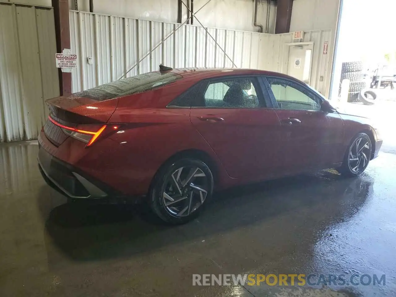 3 Photograph of a damaged car KMHLS4DG2SU892992 HYUNDAI ELANTRA 2025