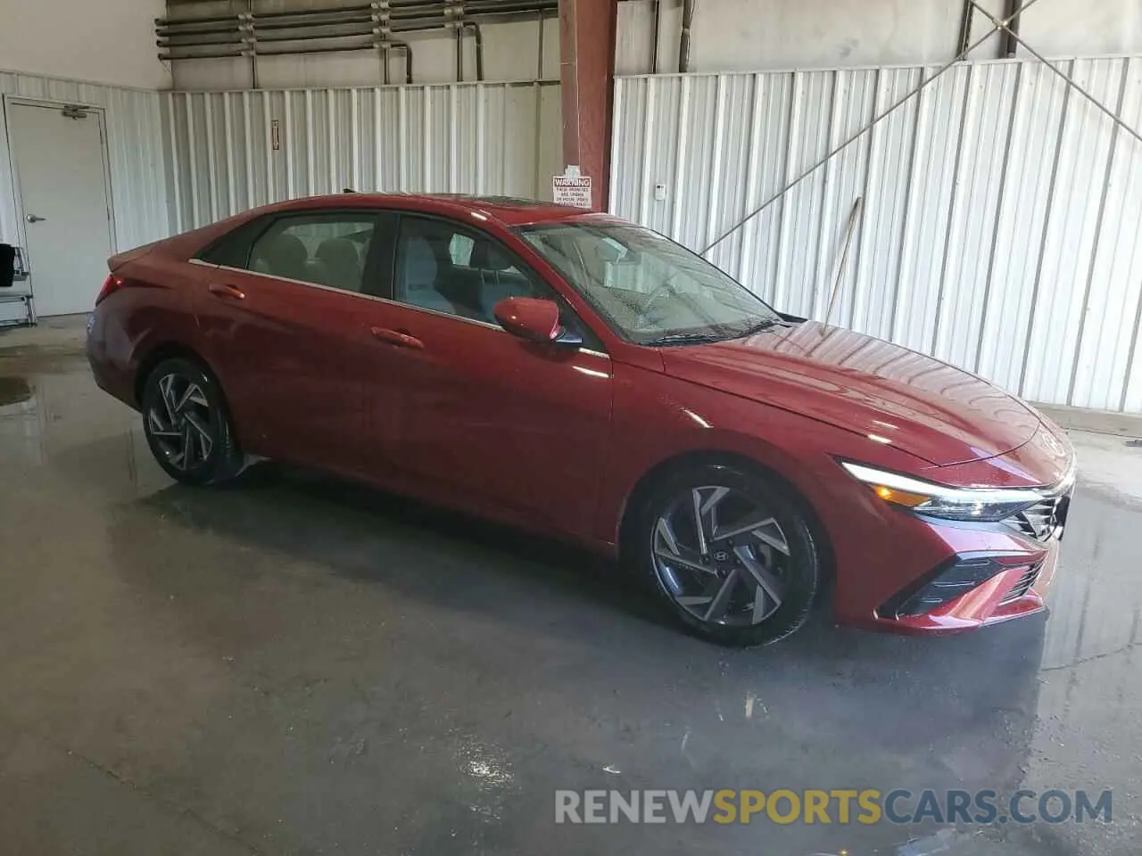 4 Photograph of a damaged car KMHLS4DG2SU892992 HYUNDAI ELANTRA 2025