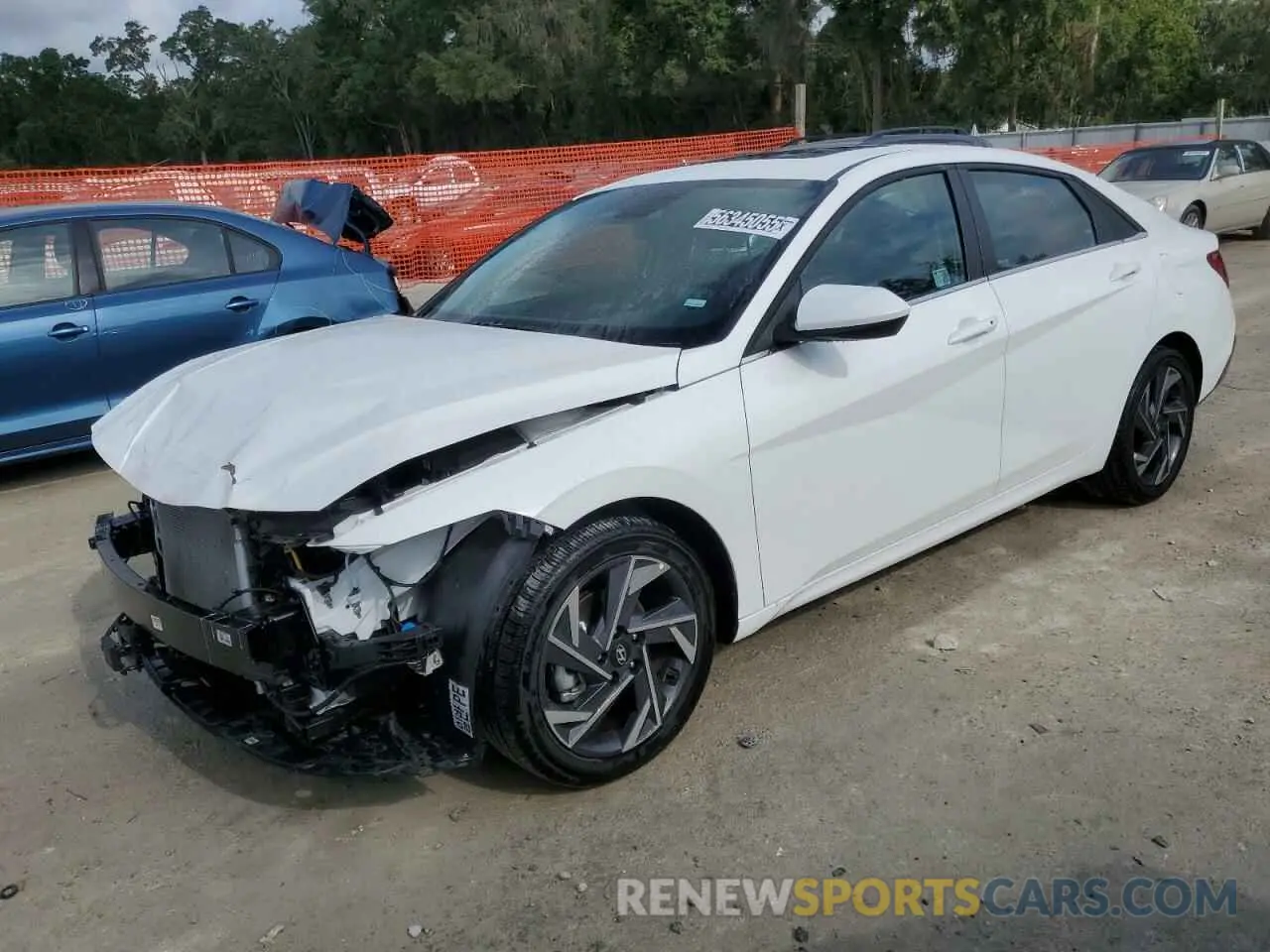 1 Photograph of a damaged car KMHLS4DG2SU920869 HYUNDAI ELANTRA 2025