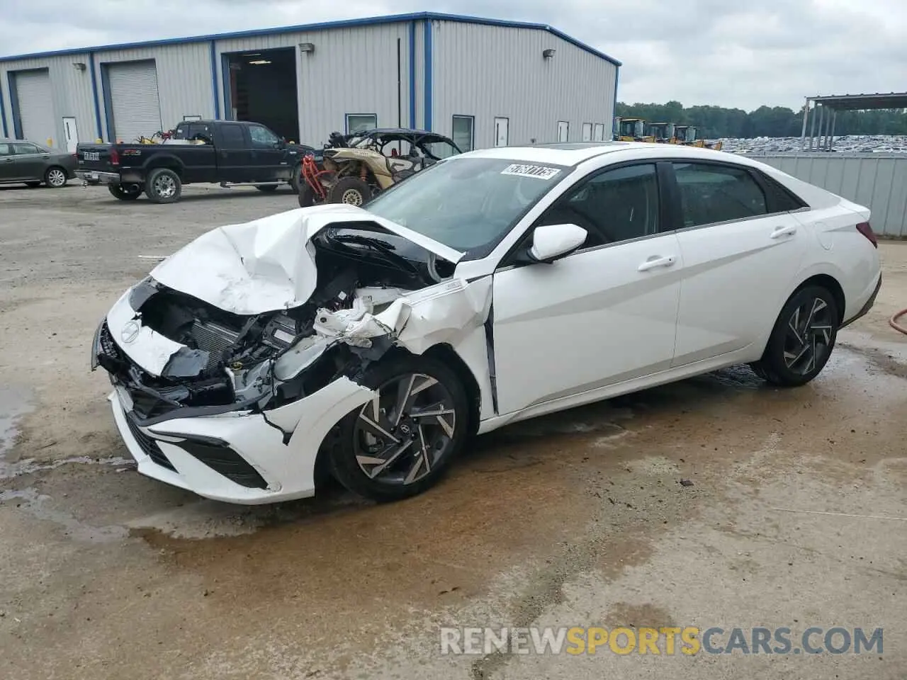 1 Photograph of a damaged car KMHLS4DG3SU858124 HYUNDAI ELANTRA 2025