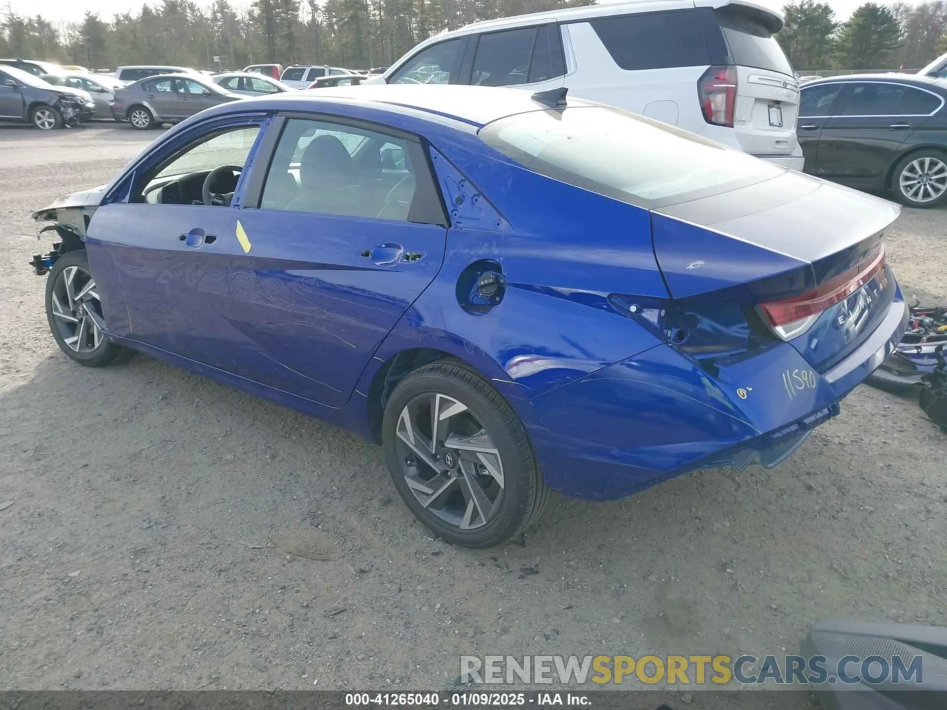 3 Photograph of a damaged car KMHLS4DG3SU860858 HYUNDAI ELANTRA 2025