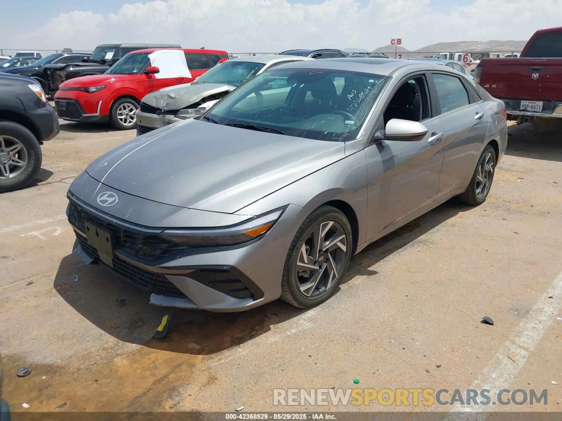 2 Photograph of a damaged car KMHLS4DG3SU862691 HYUNDAI ELANTRA 2025
