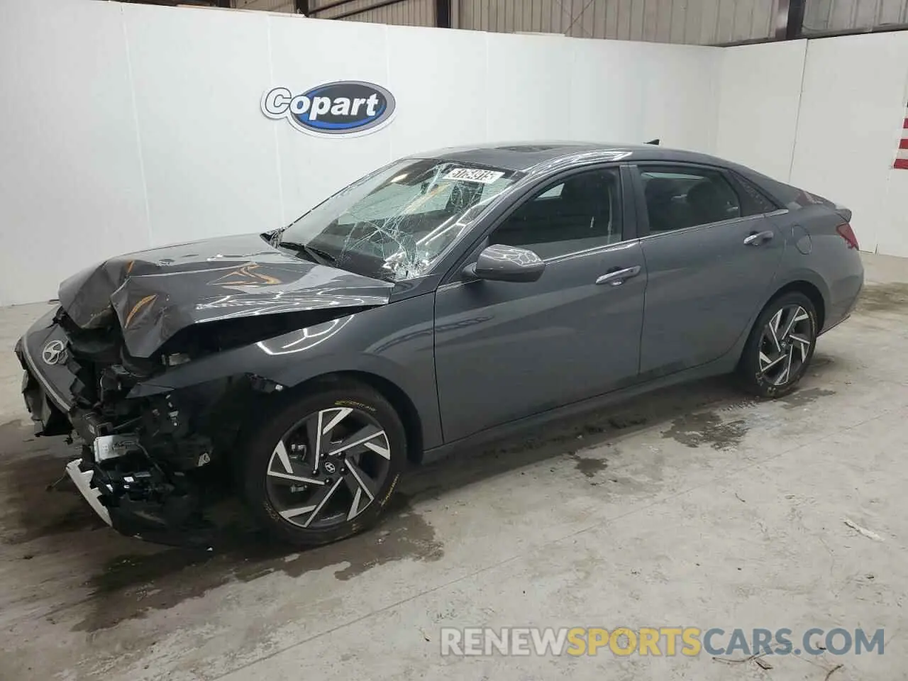1 Photograph of a damaged car KMHLS4DG3SU905006 HYUNDAI ELANTRA 2025