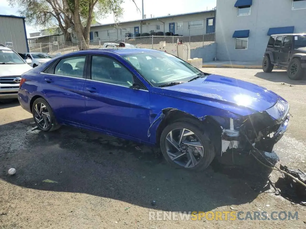 4 Photograph of a damaged car KMHLS4DG3SU913834 HYUNDAI ELANTRA 2025