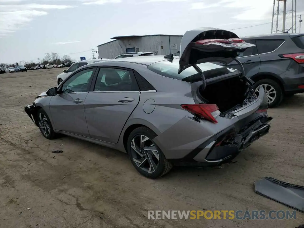 2 Photograph of a damaged car KMHLS4DG3SU950088 HYUNDAI ELANTRA 2025