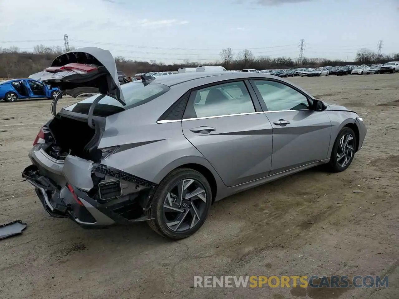 3 Photograph of a damaged car KMHLS4DG3SU950088 HYUNDAI ELANTRA 2025