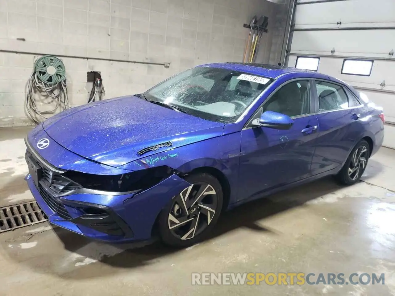 1 Photograph of a damaged car KMHLS4DG4SU898485 HYUNDAI ELANTRA 2025