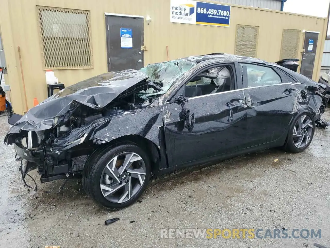1 Photograph of a damaged car KMHLS4DG5SU904942 HYUNDAI ELANTRA 2025