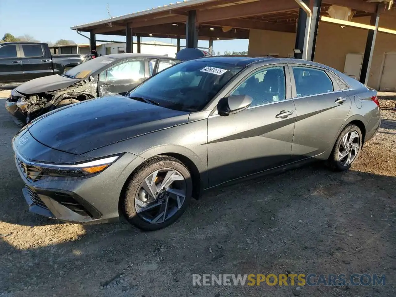 1 Photograph of a damaged car KMHLS4DG6SU871580 HYUNDAI ELANTRA 2025