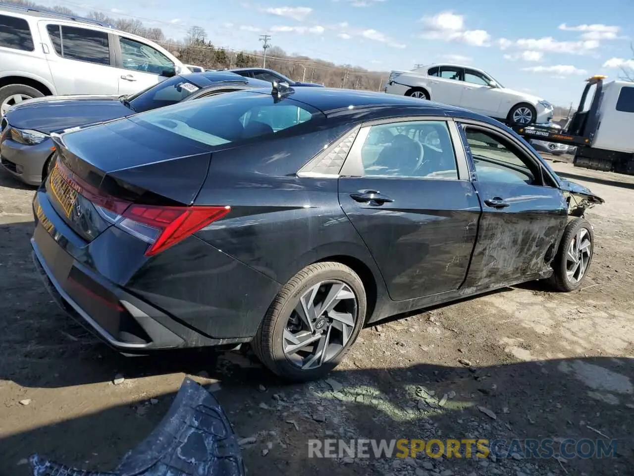 3 Photograph of a damaged car KMHLS4DG6SU891344 HYUNDAI ELANTRA 2025