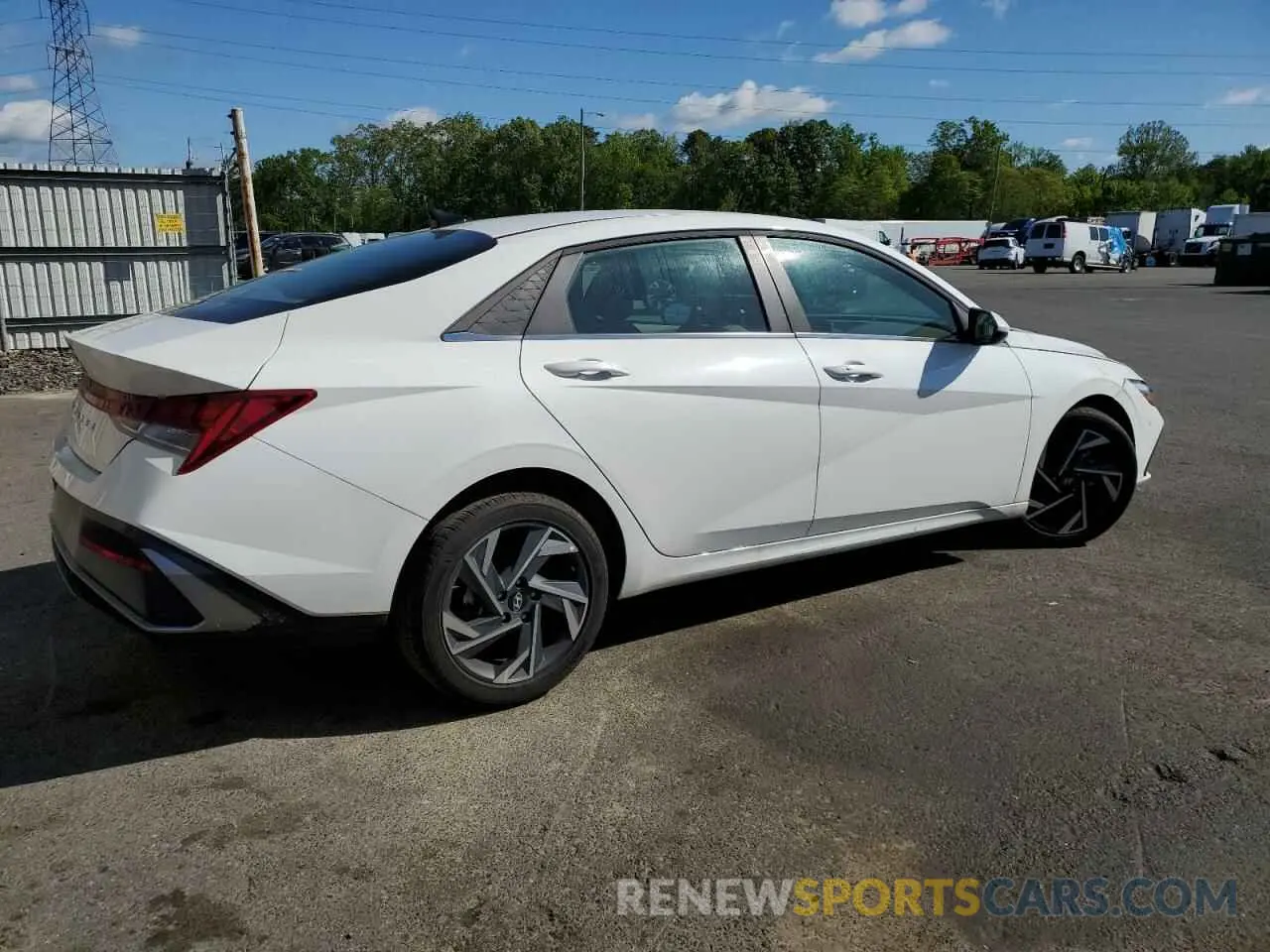 3 Photograph of a damaged car KMHLS4DG7SU861706 HYUNDAI ELANTRA 2025