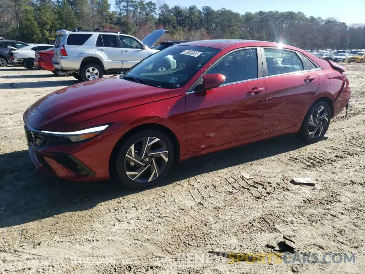 1 Photograph of a damaged car KMHLS4DG7SU909950 HYUNDAI ELANTRA 2025