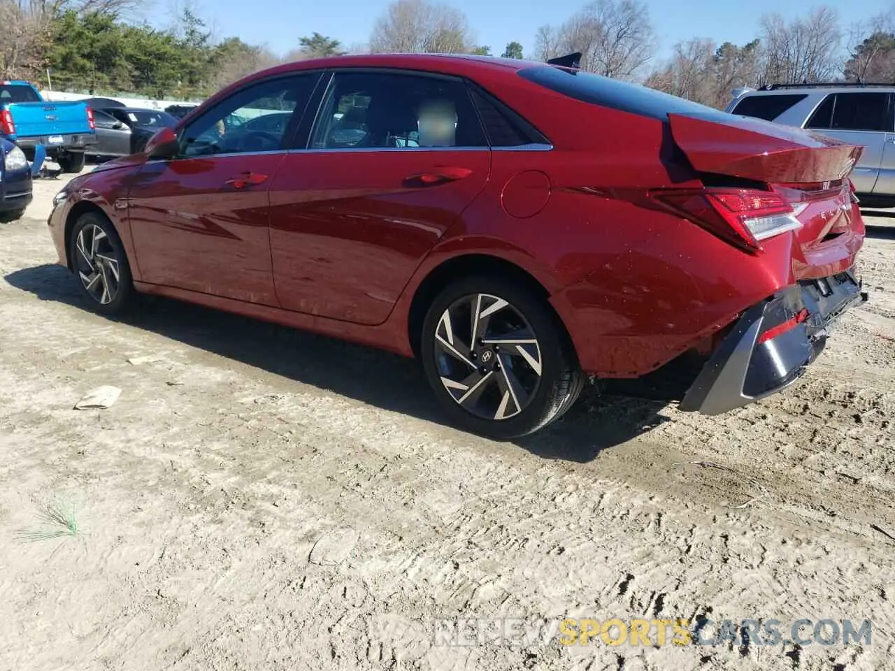 2 Photograph of a damaged car KMHLS4DG7SU909950 HYUNDAI ELANTRA 2025