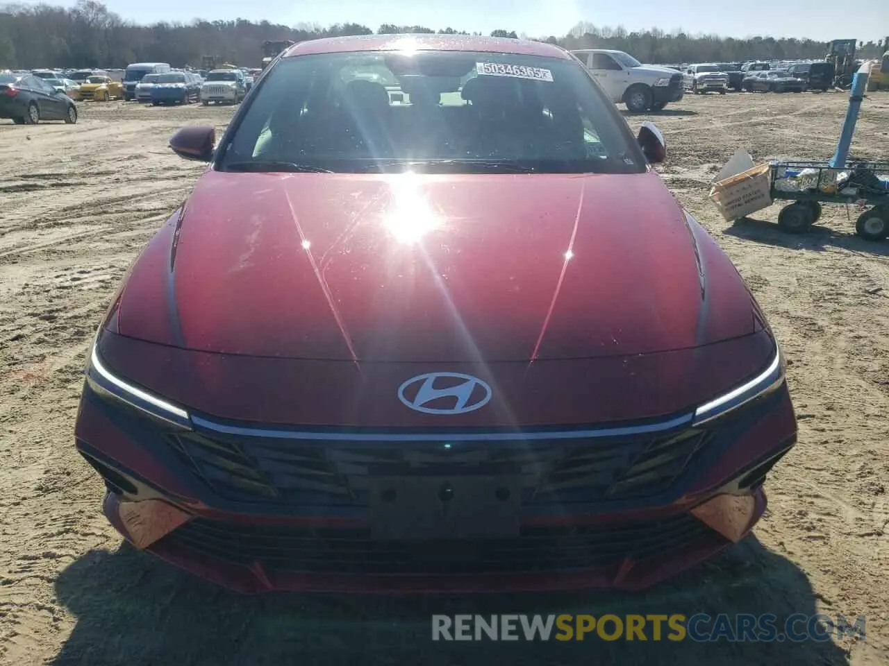 5 Photograph of a damaged car KMHLS4DG7SU909950 HYUNDAI ELANTRA 2025