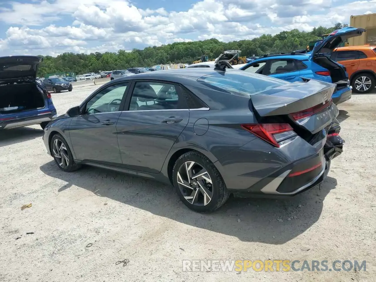 2 Photograph of a damaged car KMHLS4DG7SU923265 HYUNDAI ELANTRA 2025